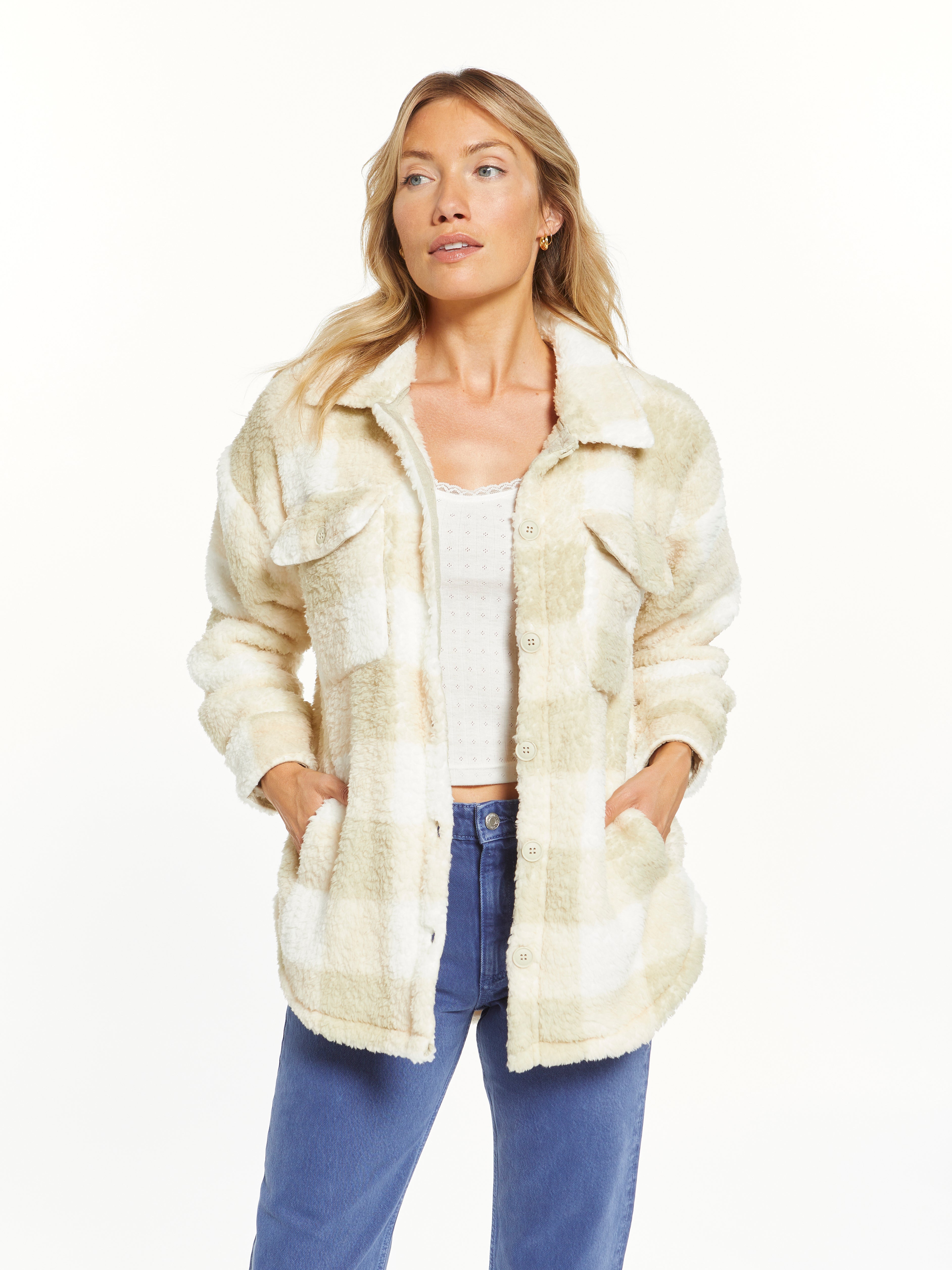 Marquette Jacket Cozy Sherpa Sweater Thread Supply
