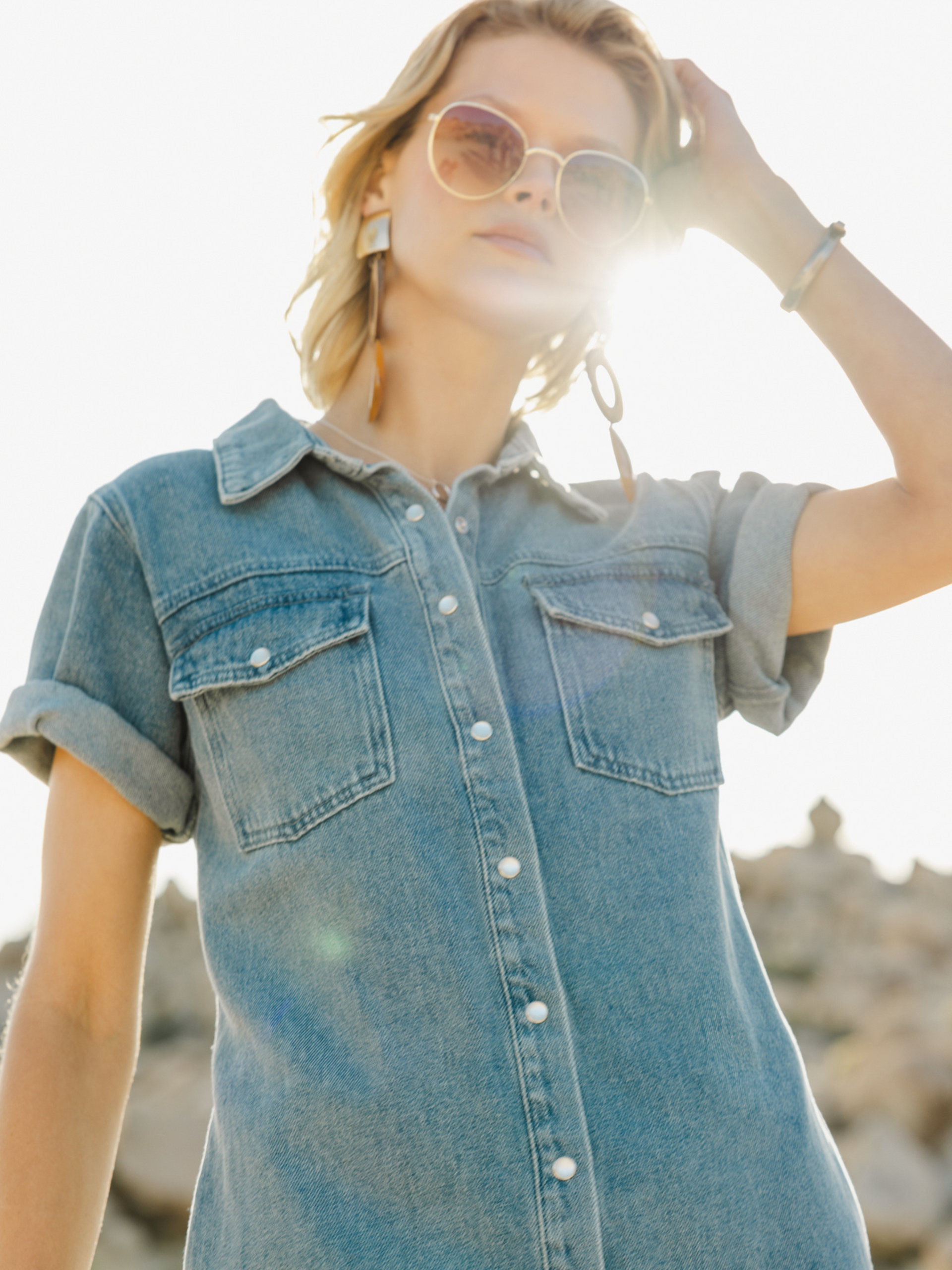 thread and supply denim dress Irving Denim Dress by Thread and Supply  Nora Gray