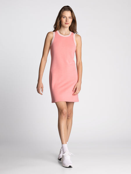 ribbed midi dresses HATCH Collection The Odette Ribbed Midi Dress in Ivory main image 0