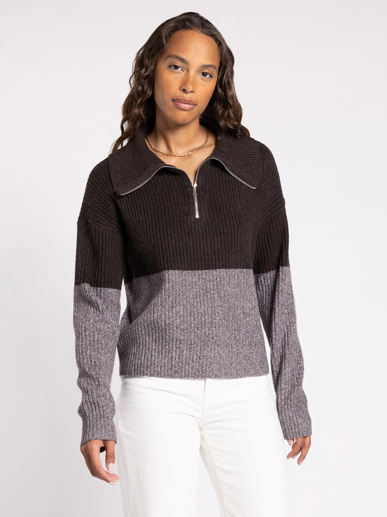 Elena Sweater by Thread & Supply - Bronzy Olive - Trendy Threads Inc