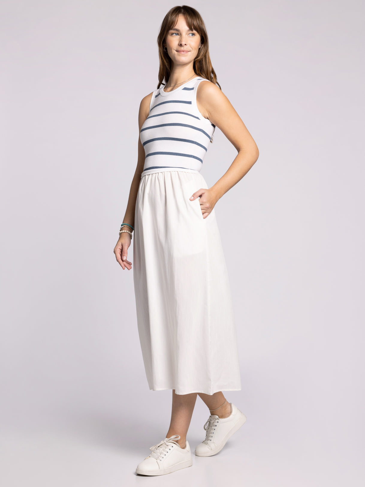 mia midi dress Women's Thread & Supply Mia Midi Dress Large Vintage Indigo