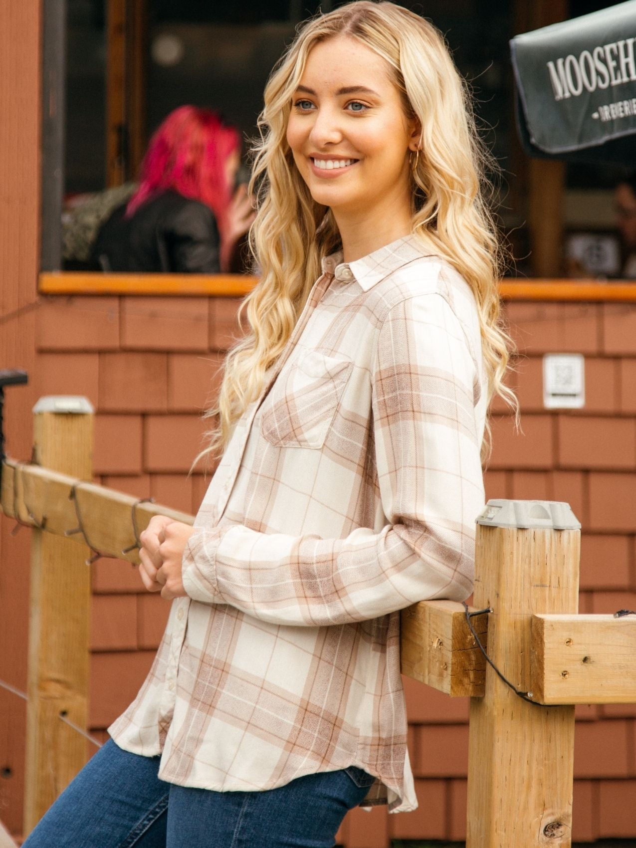 gå Derivation hardware Noelle Top | Plaid Button Up for Women | Thread & Supply