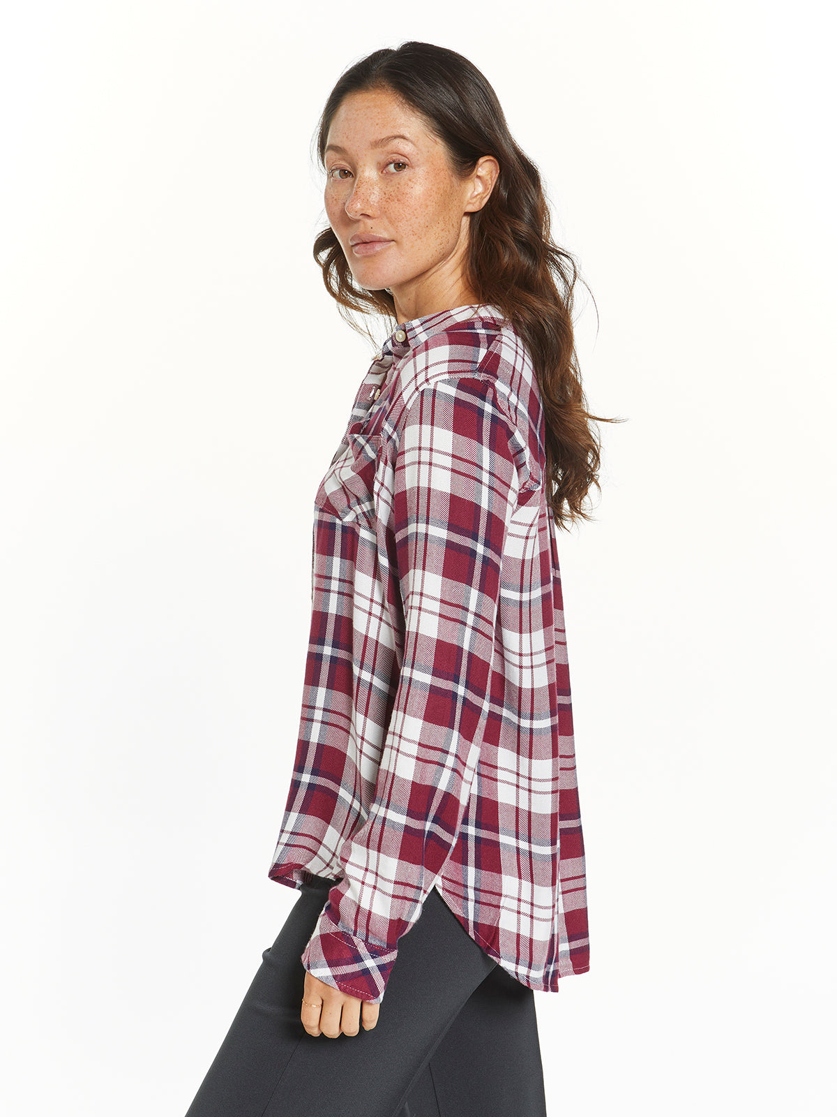 Rutgers Top | Womens Plaid Shirt | Thread & Supply