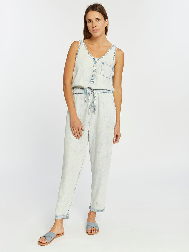 Best Deal for KEIZHUONIQIU Denim Washed Rompers Casual Bib Overalls