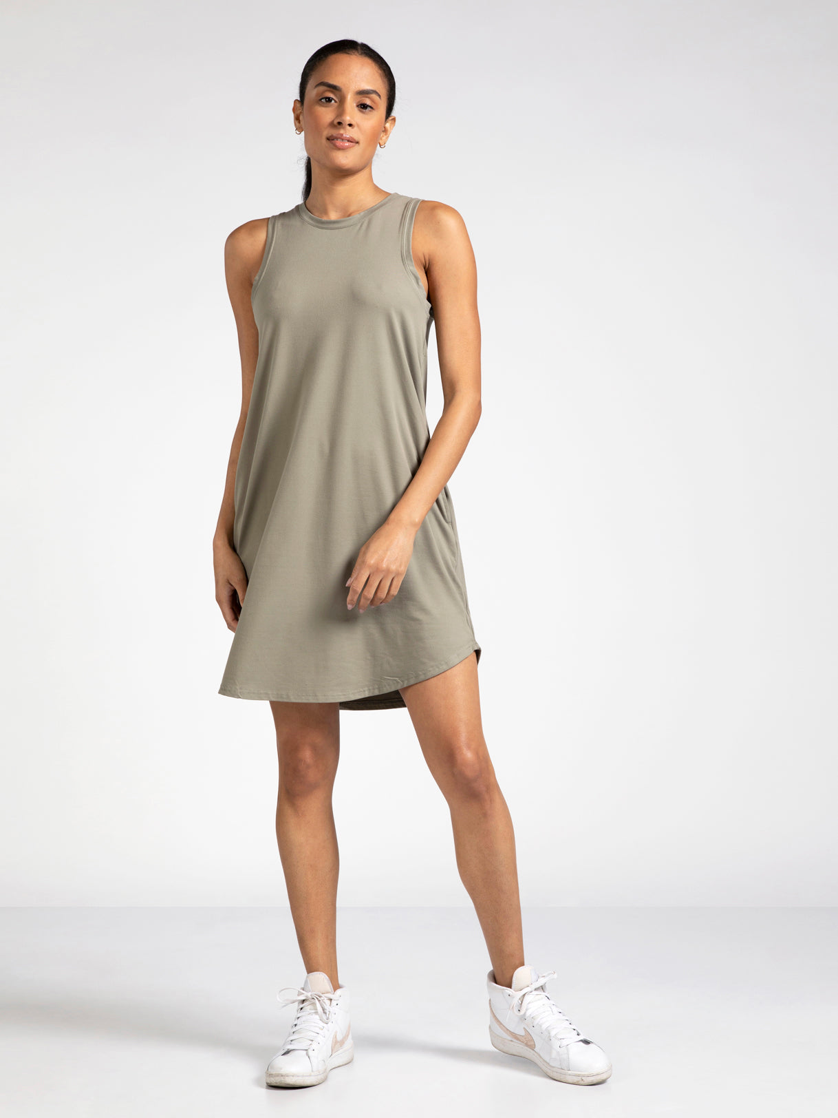 Venus grey dress top