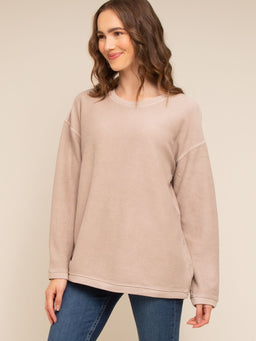 Elena Sweater by Thread & Supply - Bronzy Olive - Trendy Threads Inc