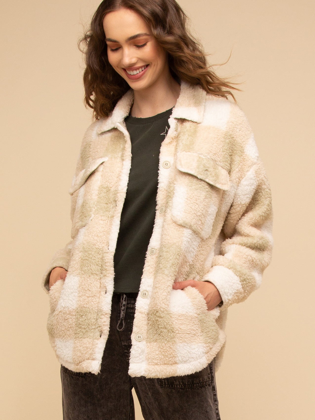 Marquette Jacket, Cozy Sherpa Sweater